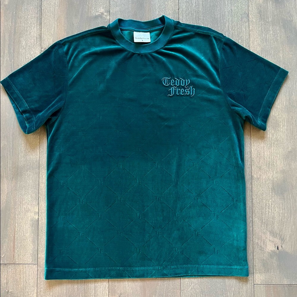 Teddy Fresh Deboss Velour Tee